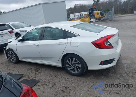 2018 Honda Civic Ex from USA, damaged, VIN 2HGFC2F72JH550221